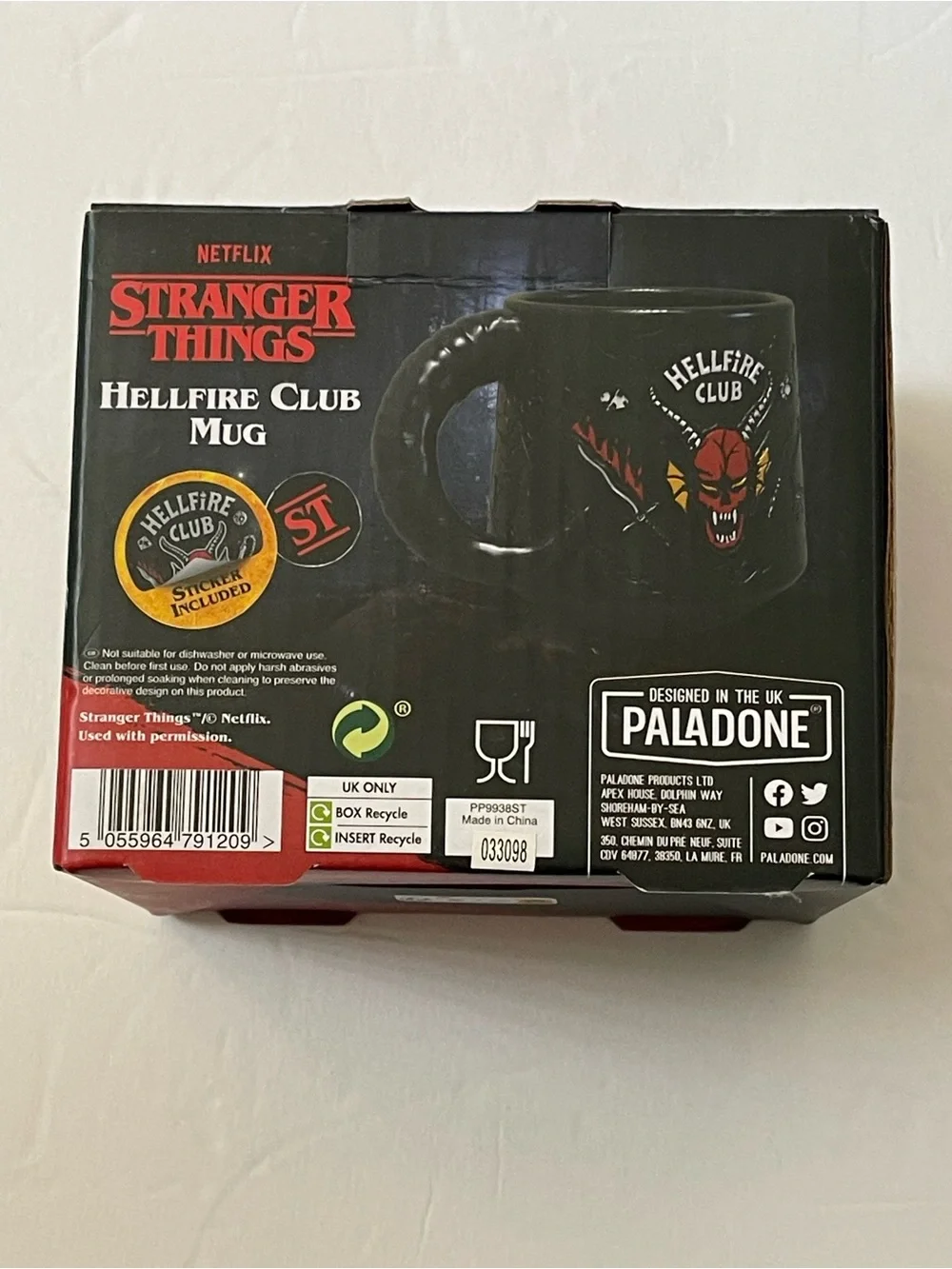 Stranger Things | Hellfire Club Demon Embossed Coffee Mug - Picture 6 of 8